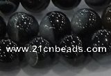 CAG9189 15.5 inches 14mm round line agate beads wholesale