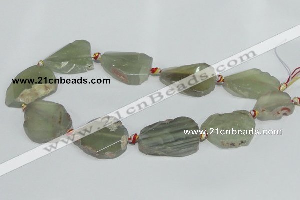 CAG930 16 inches rough agate gemstone nugget beads wholesale