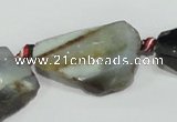 CAG933 16 inches rough agate gemstone nugget beads wholesale