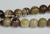 CAG938 16 inches 10mm round madagascar agate gemstone beads