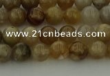 CAG9401 15.5 inches 6mm round ocean fossil agate beads wholesale