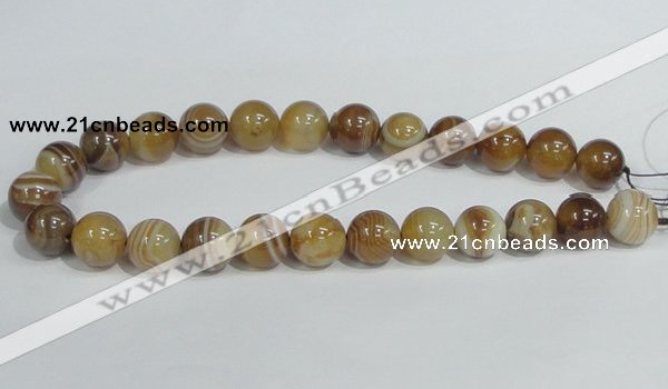 CAG941 16 inches 16mm round madagascar agate gemstone beads