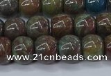 CAG9508 15.5 inches 10*12mm drun blue crazy lace agate beads