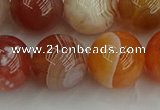 CAG9565 15.5 inches 14mm round red botswana agate gemstone beads