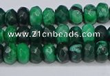 CAG9595 15.5 inches 5*8mm faceted rondelle crazy lace agate beads