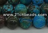 CAG9603 15.5 inches 12mm round ocean agate gemstone beads wholesale