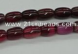 CAG9623 15.5 inches 8*12mm drum dragon veins agate beads wholesale