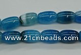 CAG9624 15.5 inches 8*12mm drum dragon veins agate beads wholesale