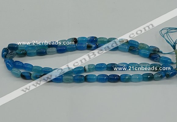 CAG9624 15.5 inches 8*12mm drum dragon veins agate beads wholesale