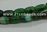 CAG9625 15.5 inches 8*12mm drum dragon veins agate beads wholesale