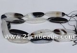 CAG9635 15.5 inches 22*55mm marquise agate gemstone beads