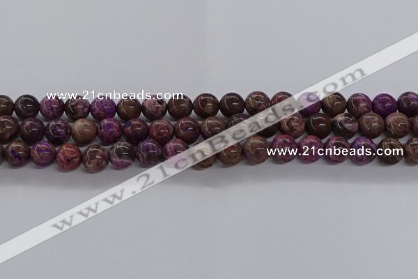 CAG9640 15.5 inches 6mm round ocean agate gemstone beads wholesale