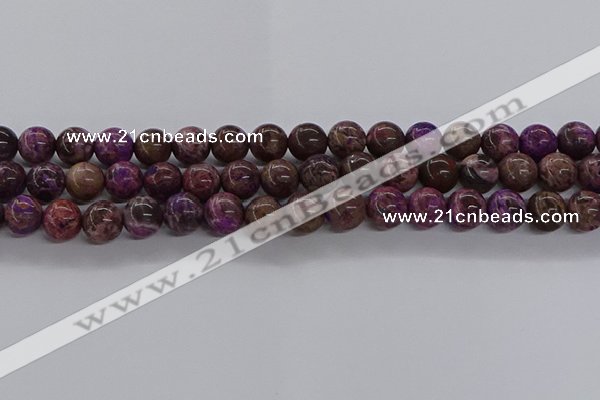 CAG9642 15.5 inches 10mm round ocean agate gemstone beads wholesale