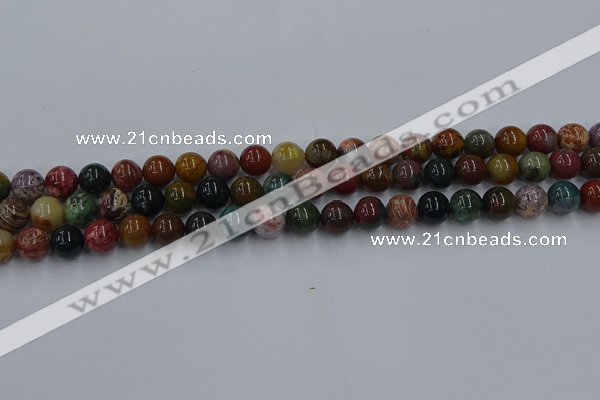 CAG9661 15.5 inches 6mm round ocean agate beads wholesale