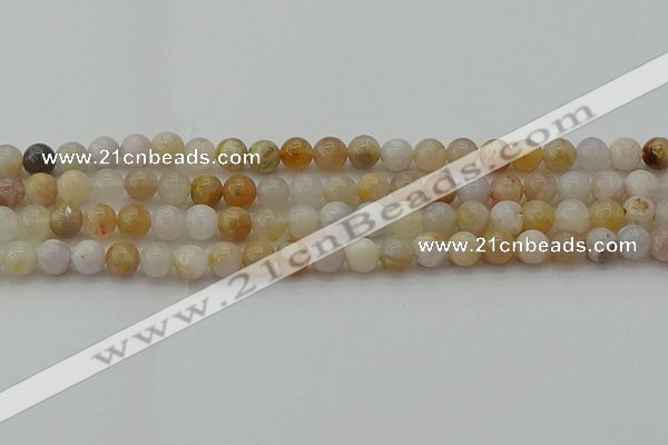 CAG9711 15.5 inches 6mm round colorful agate beads wholesale