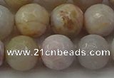 CAG9722 15.5 inches 12mm faceted round colorful agate beads wholesale