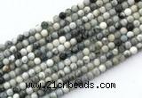 CAG9730 15.5 inches 4mm round black & white Agate gemstone beads