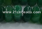 CAG9769 15.5 inches 8*16mm faceted rondelle agate gemstone beads