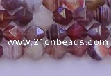 CAG9791 15.5 inches 6mm faceted nuggets botswana agate beads