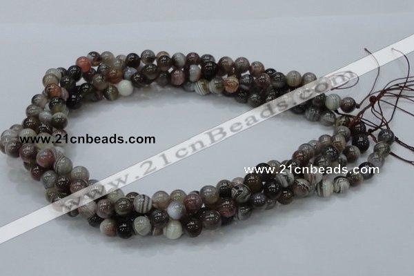 CAG980 15.5 inches 10mm round botswana agate beads wholesale