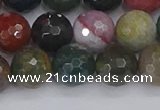 CAG9833 15.5 inches 10mm faceted round Indian agate beads