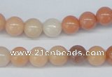 CAJ103 15.5 inches 8mm round red aventurine jade beads wholesale