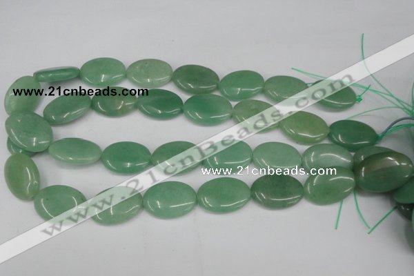 CAJ304 15.5 inches 18*25mm oval green aventurine jade beads