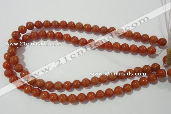 CAJ353 15.5 inches 10mm round red aventurine beads wholesale