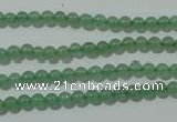 CAJ400 15.5 inches 4mm round green aventurine beads wholesale