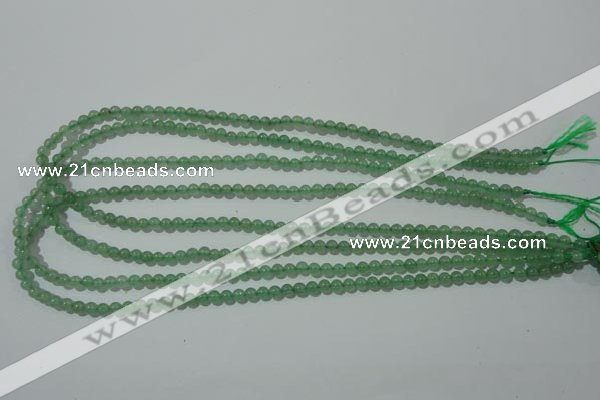 CAJ400 15.5 inches 4mm round green aventurine beads wholesale