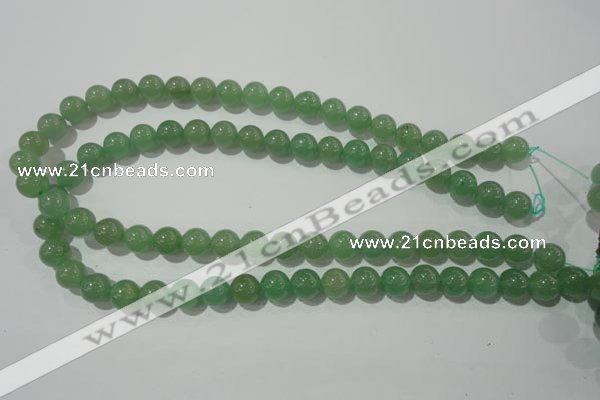 CAJ403 15.5 inches 10mm round green aventurine beads wholesale