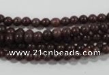 CAJ450 15.5 inches 4mm round purple aventurine beads wholesale