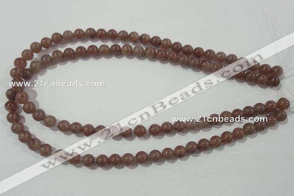 CAJ453 15.5 inches 8mm round purple aventurine beads wholesale