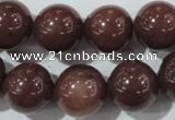 CAJ456 15.5 inches 14mm round purple aventurine beads wholesale