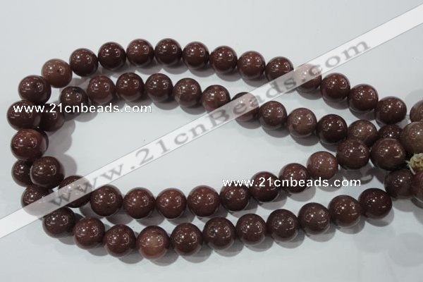 CAJ456 15.5 inches 14mm round purple aventurine beads wholesale