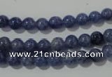 CAJ501 15.5 inches 6mm round blue aventurine beads wholesale