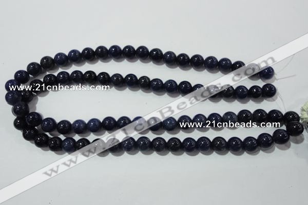 CAJ503 15.5 inches 10mm round blue aventurine beads wholesale