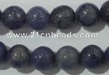 CAJ504 15.5 inches 12mm round blue aventurine beads wholesale