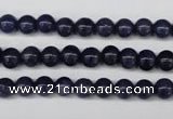 CAJ551 15.5 inches 6mm round blue aventurine beads wholesale