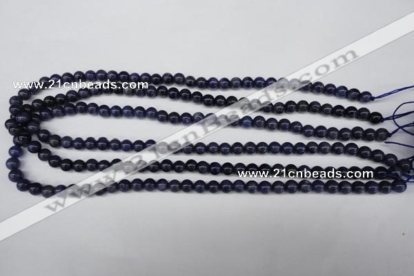 CAJ551 15.5 inches 6mm round blue aventurine beads wholesale