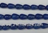 CAJ571 15.5 inches 6*8mm teardrop blue aventurine beads wholesale