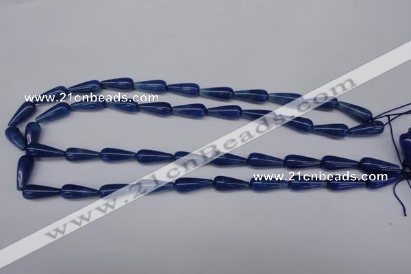 CAJ573 15.5 inches 7*18mm teardrop blue aventurine beads wholesale