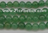 CAJ601 15.5 inches 6mm round A grade green aventurine beads