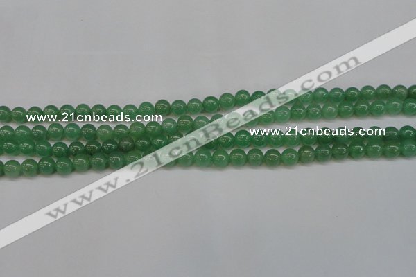 CAJ602 15.5 inches 8mm round A grade green aventurine beads