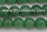 CAJ604 15.5 inches 12mm round A grade green aventurine beads