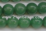 CAJ605 15.5 inches 14mm round A grade green aventurine beads