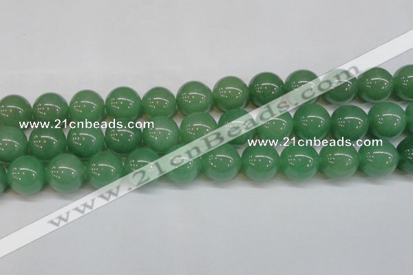CAJ608 15.5 inches 20mm round A grade green aventurine beads