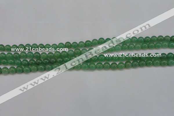 CAJ612 15.5 inches 8mm round AA grade green aventurine beads