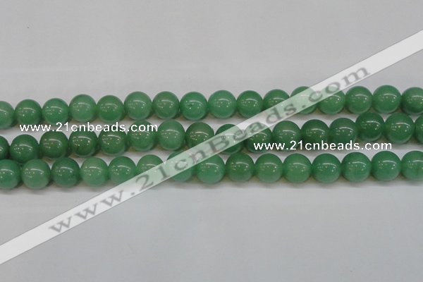 CAJ615 15.5 inches 14mm round AA grade green aventurine beads