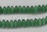 CAJ629 15.5 inches 4*8mm rondelle green aventurine beads